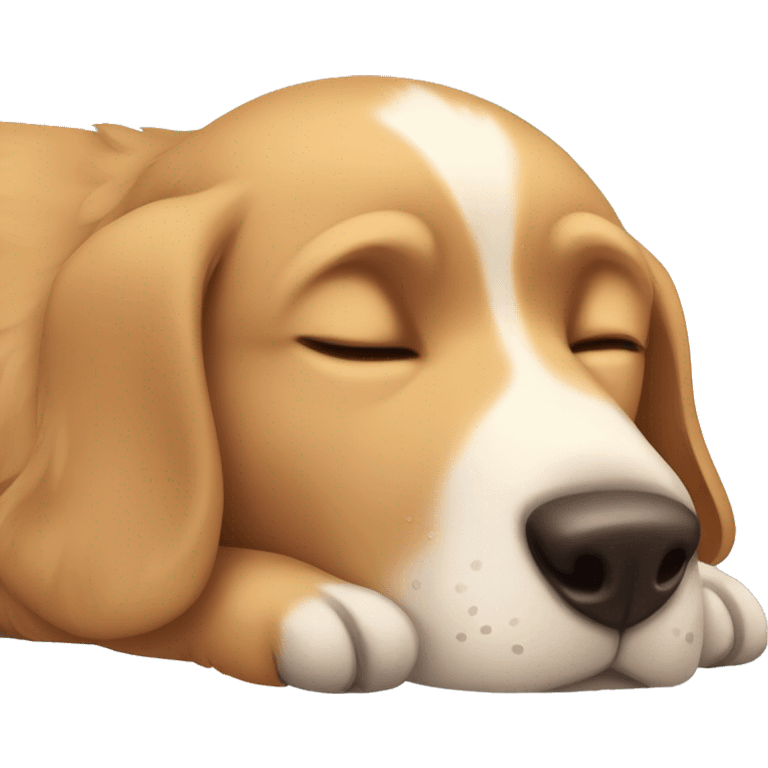 Dog is sleeping emoji