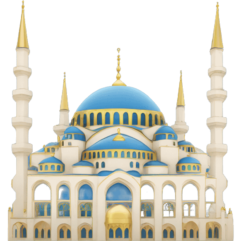 Golden Blue Mosque emoji