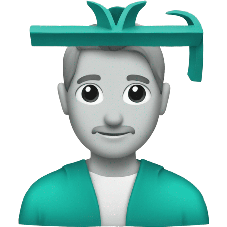 Teal bible  emoji