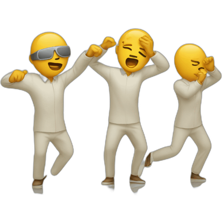 People dab emoji