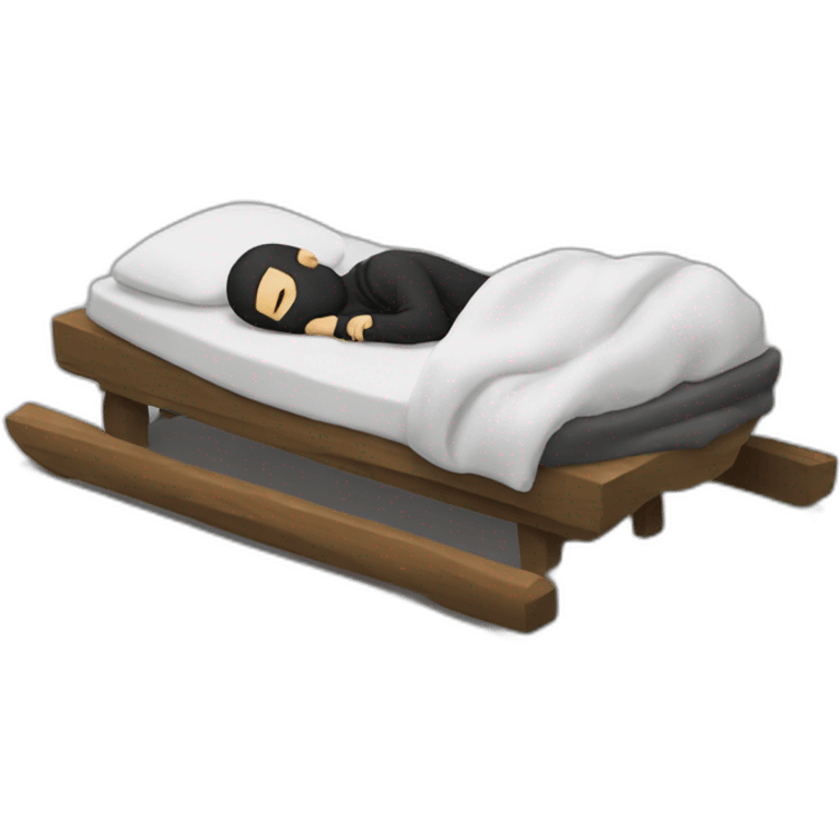 Ninja sleeping emoji