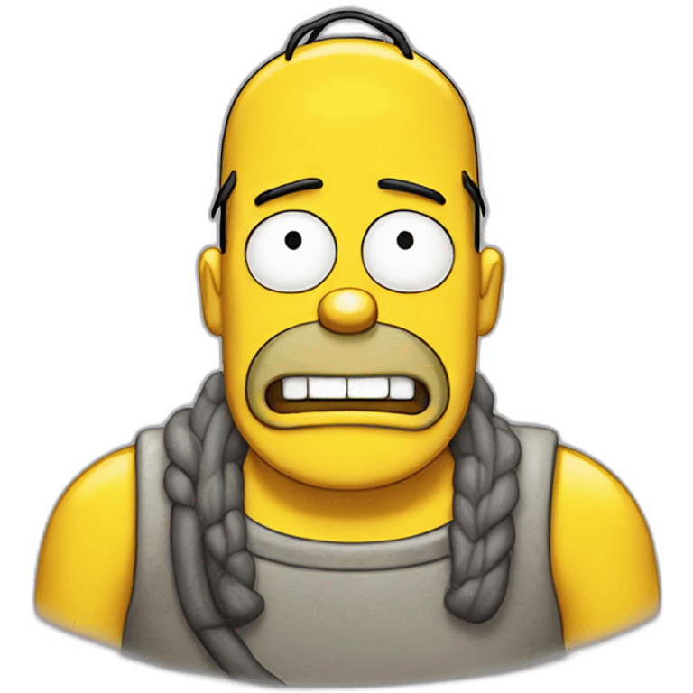 Chinese Homer simpson emoji