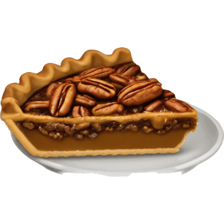 Pecan pie emoji