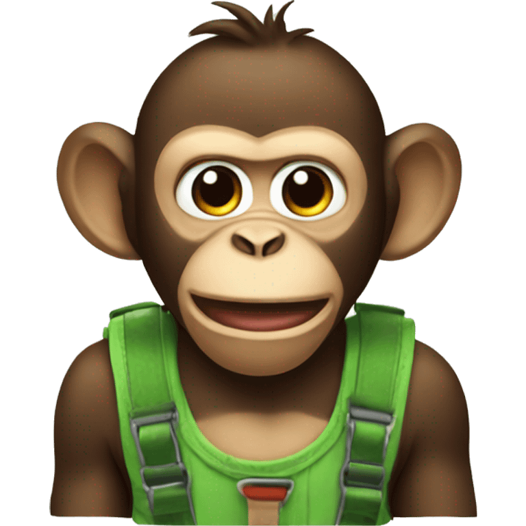 monkey watermel emoji