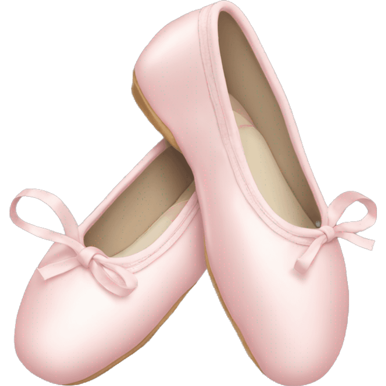 Pale pink ballet shoes emoji