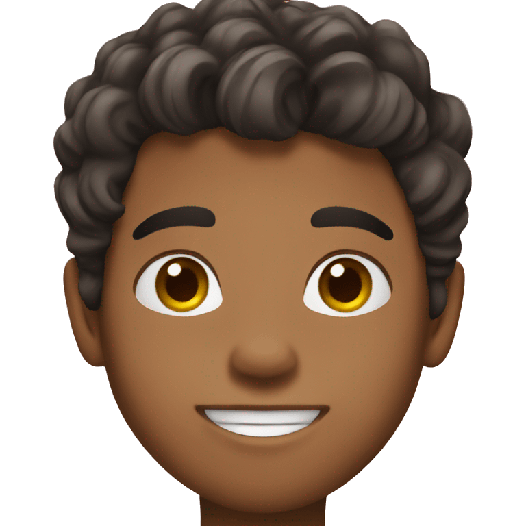 Mixed boy in love emoji