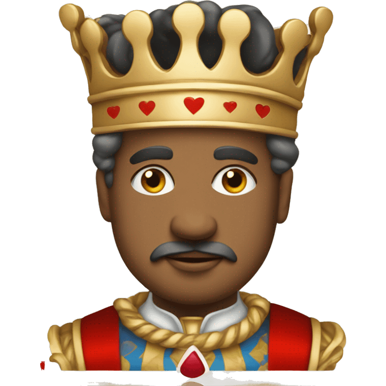 king of hearts playing card emoji