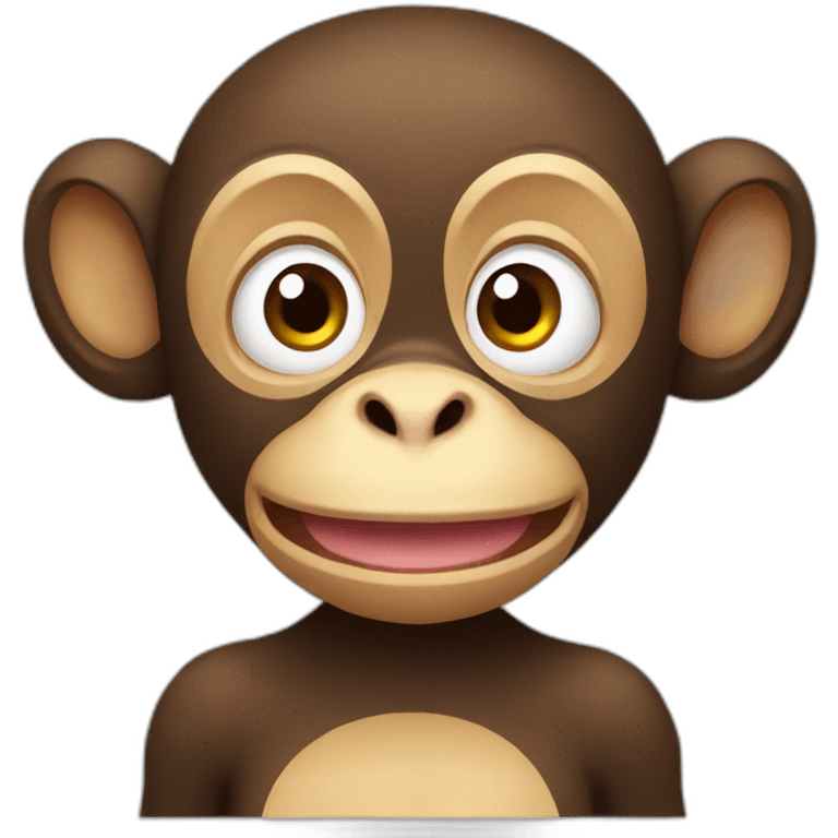 Monkey with duck beak emoji