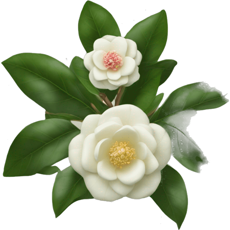 Yuletide Camellia emoji