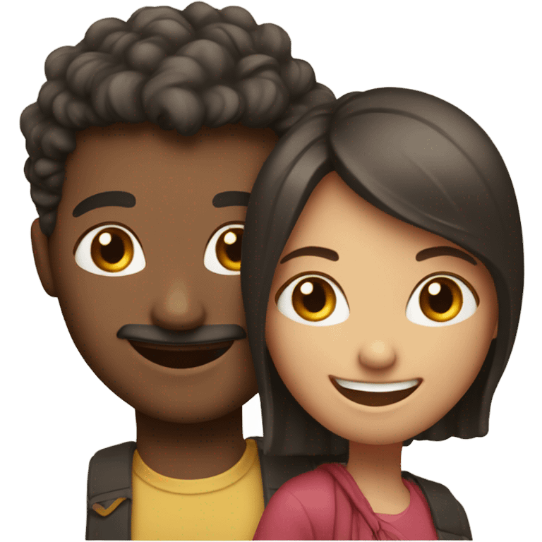 smiling couple emoji