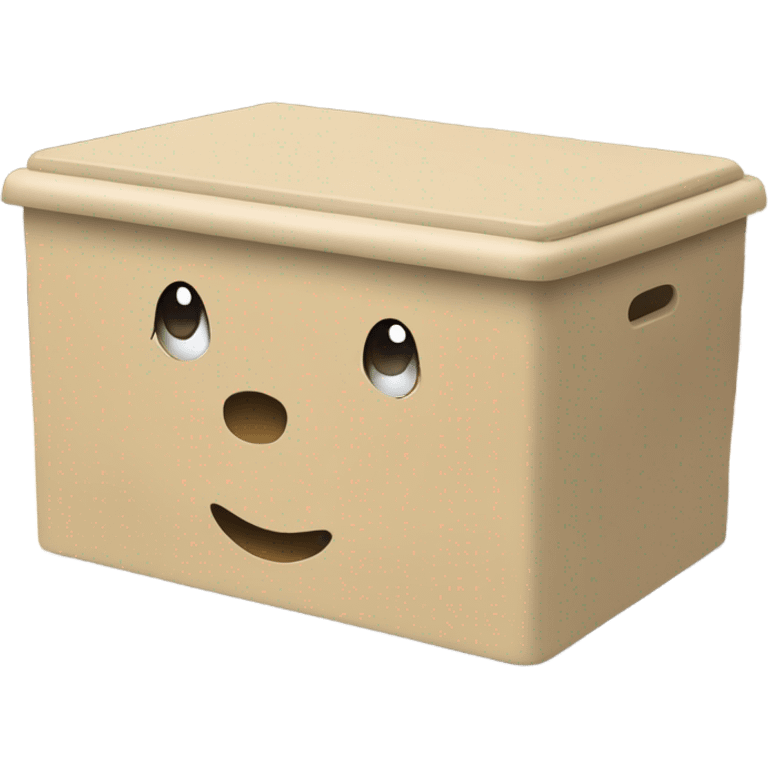 children's toy box beige color emoji