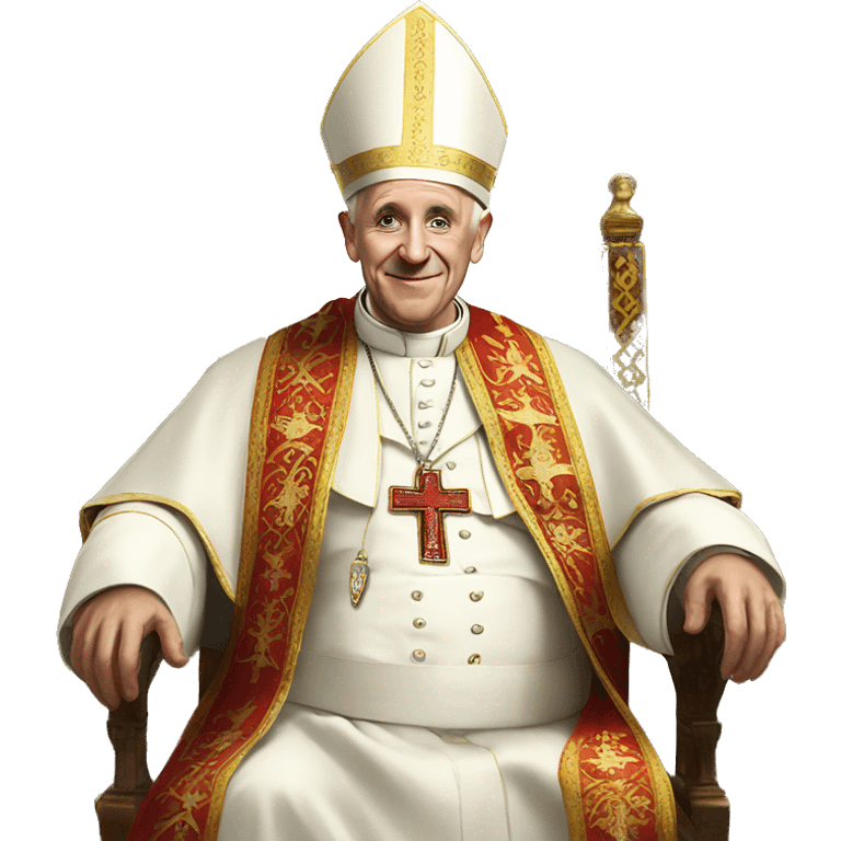 Pope in the club  emoji