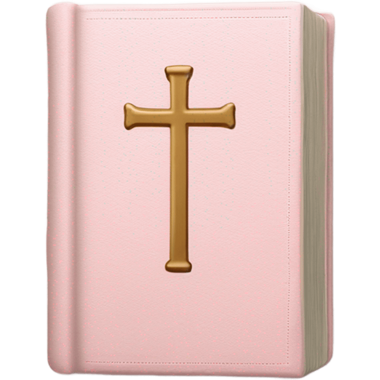 pale pink Holy Bible emoji