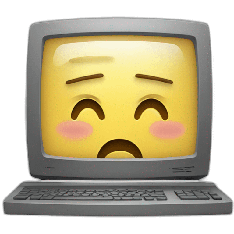 Computer crying emoji