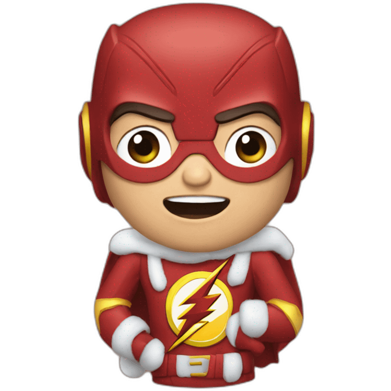 the flash christmas emoji