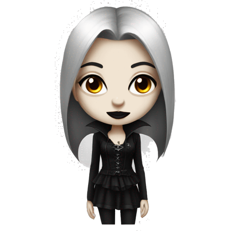 vampire goth girl emoji