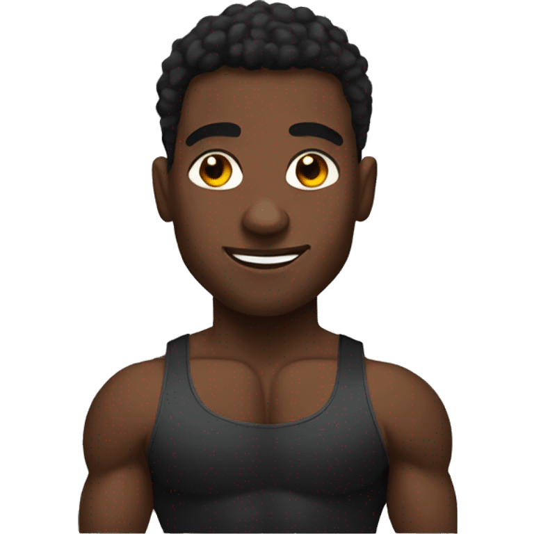 Black bodybuilder  emoji