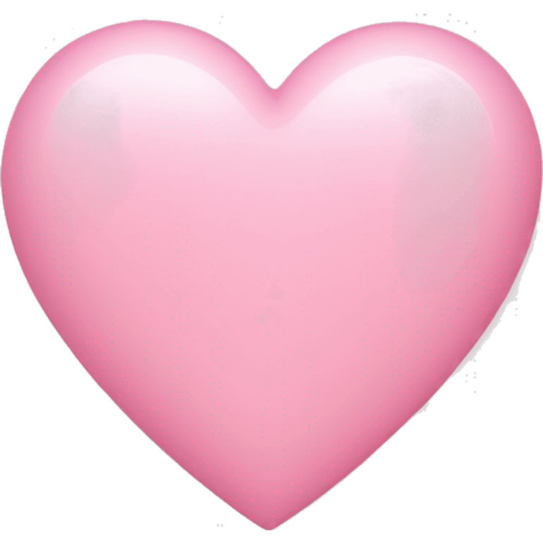 Light pink heart emoji