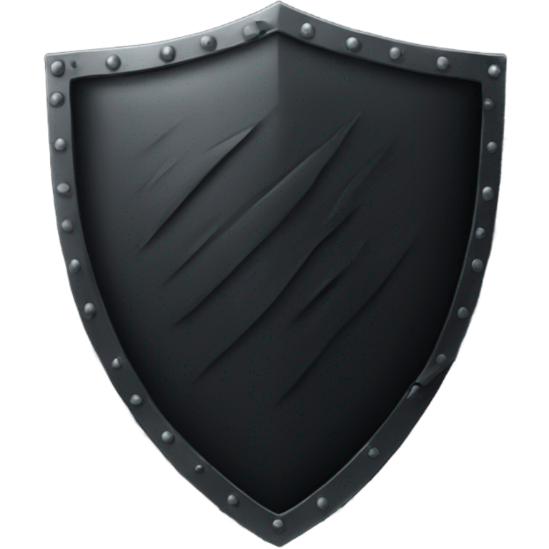 black shield fully black emoji