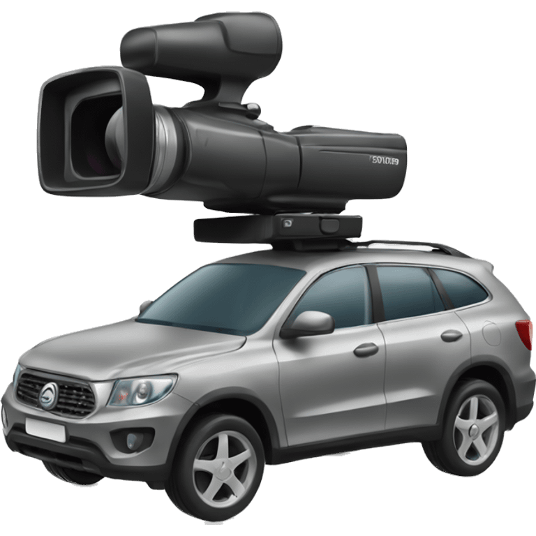 Car camcorder emoji