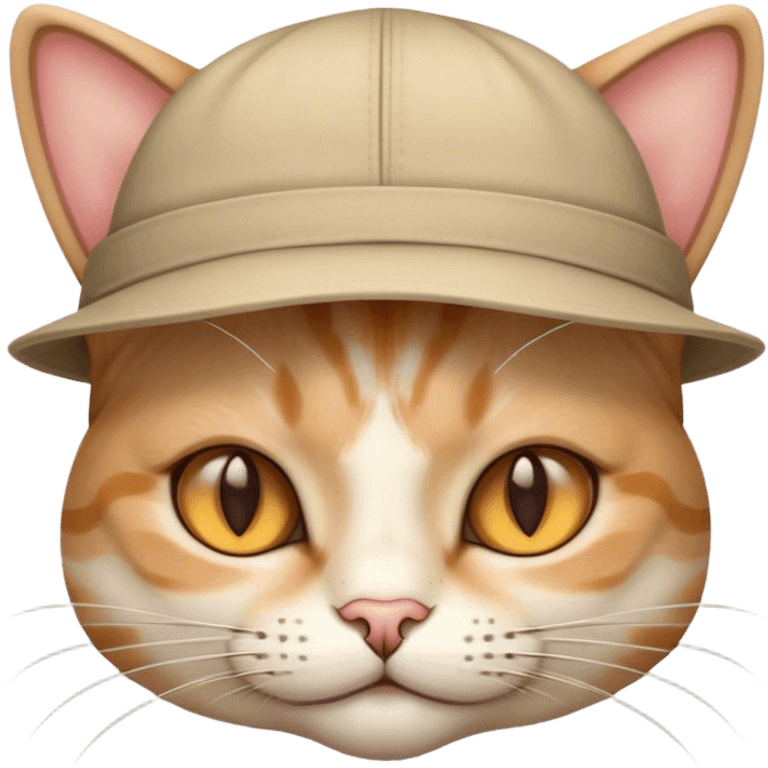 Cat wearing hat emoji