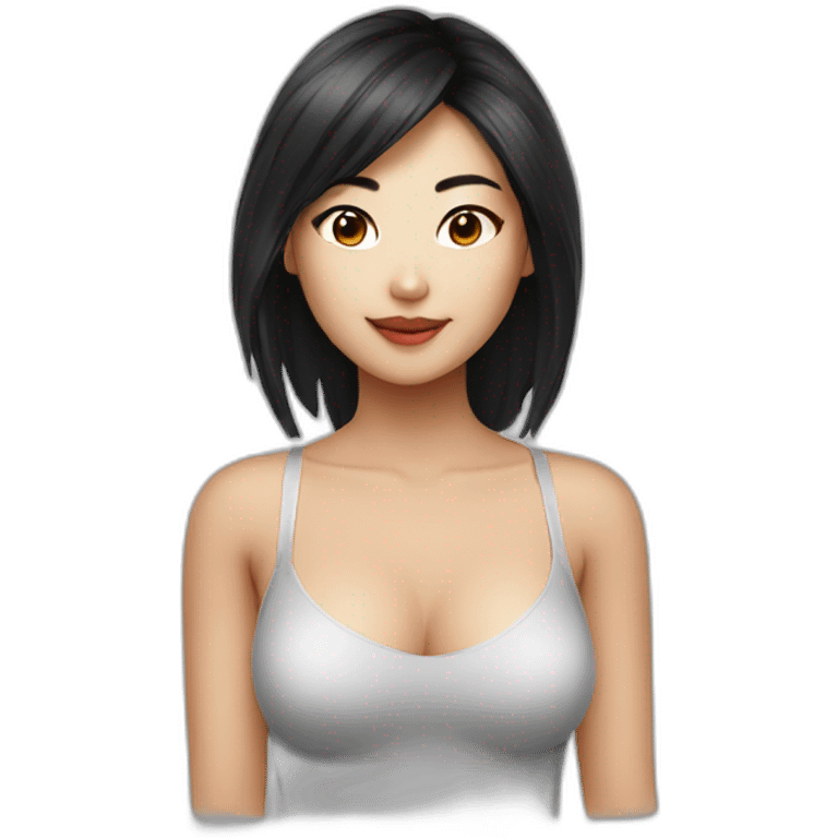 Sexy Asian girl emoji