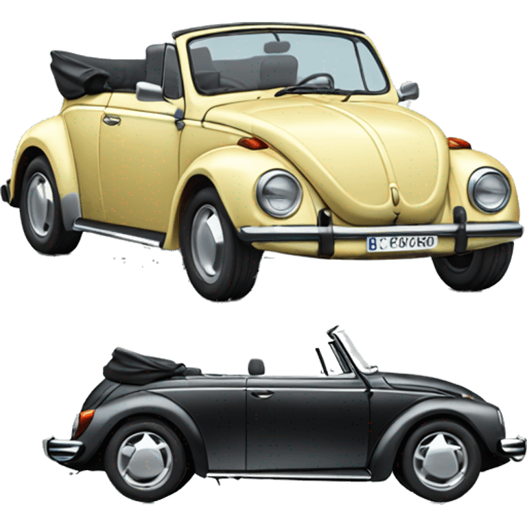 Convertible Volkswagen Beetle  emoji