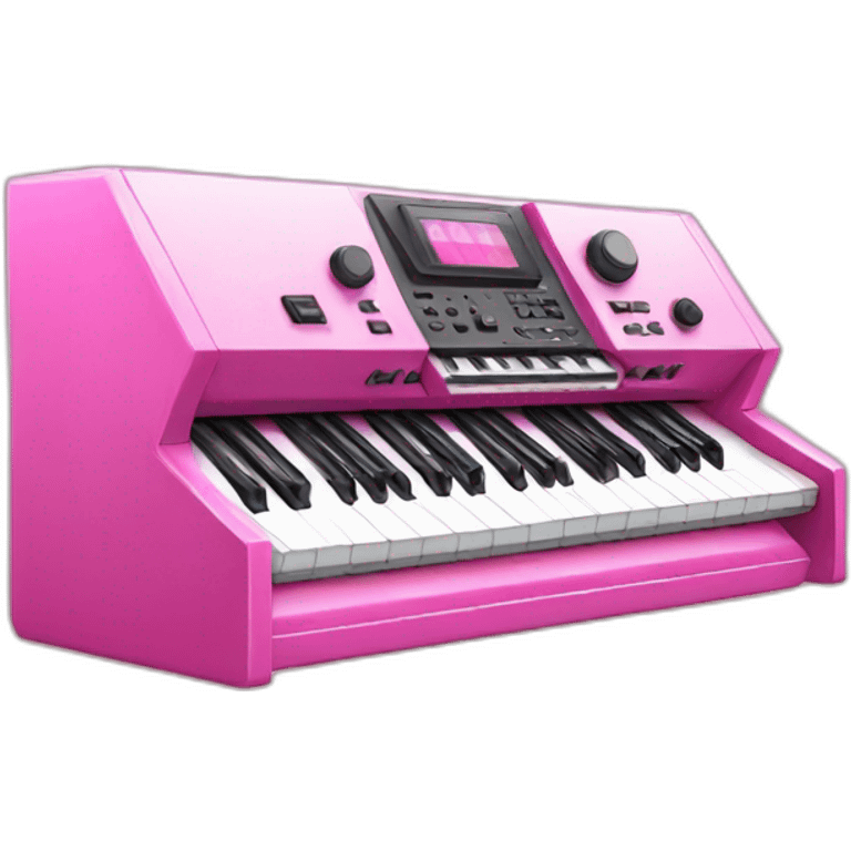 pink synthesizer  emoji