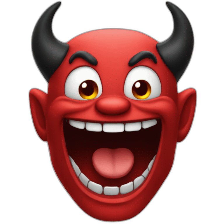 Devil smile emoji