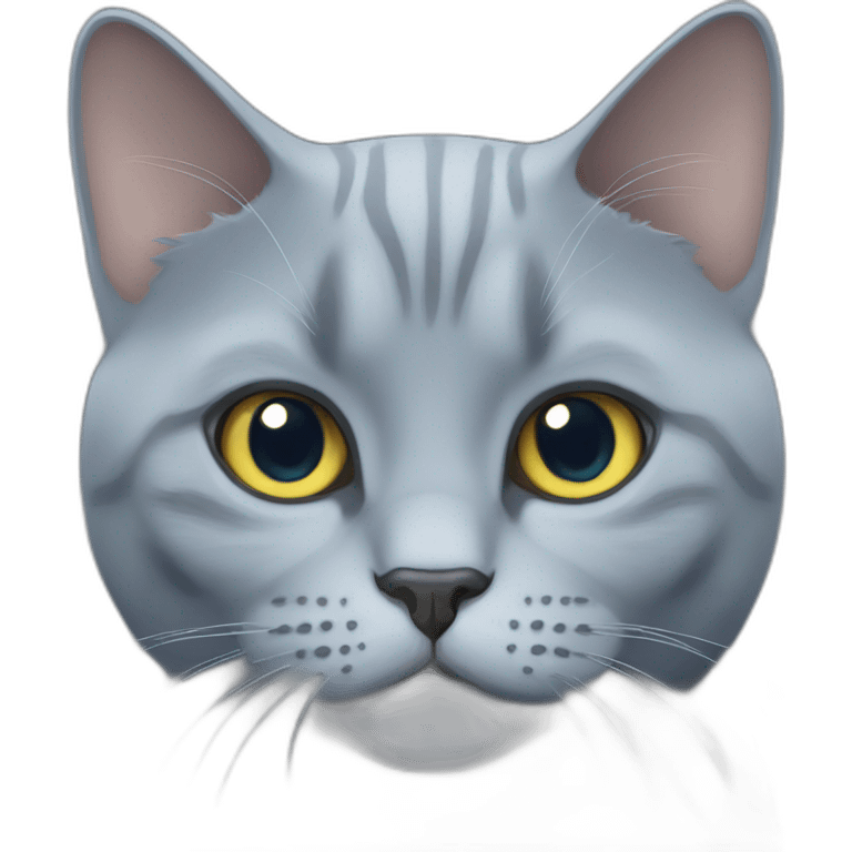 british blue cat emoji