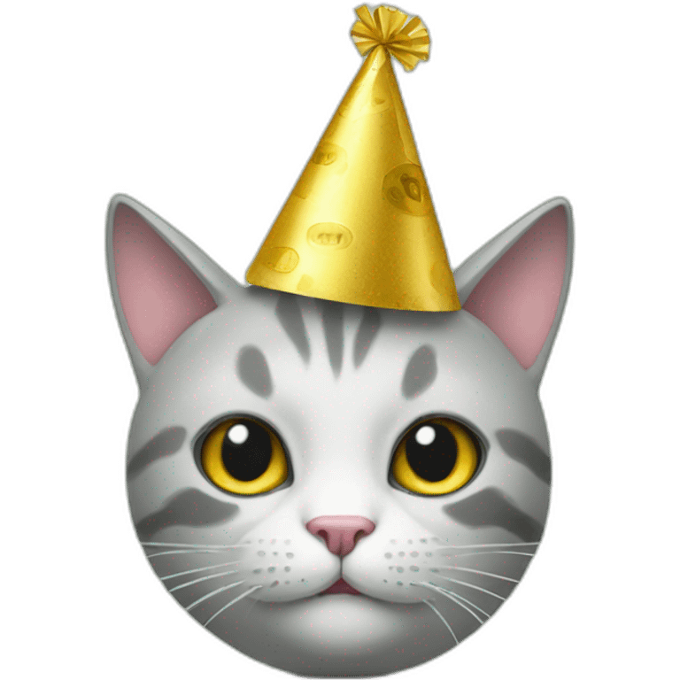 cat with party hat AND MONEY emoji