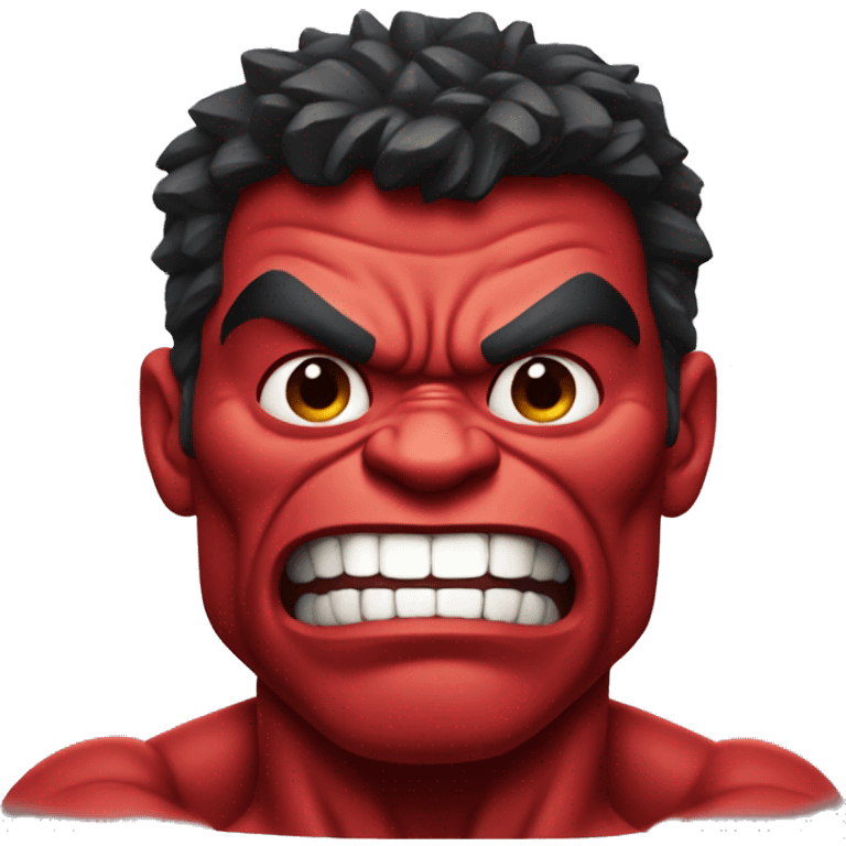 Red Hulk detailed giving thumbs up emoji