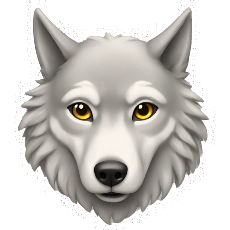 Wolf angel emoji