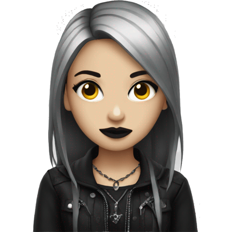 goth girl emoji