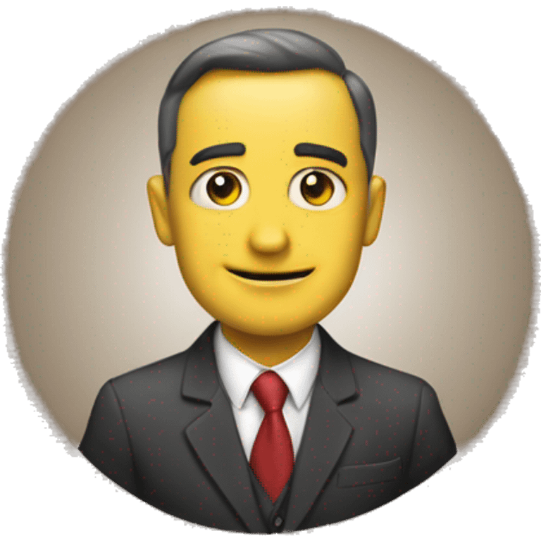 señor con corbata emoji