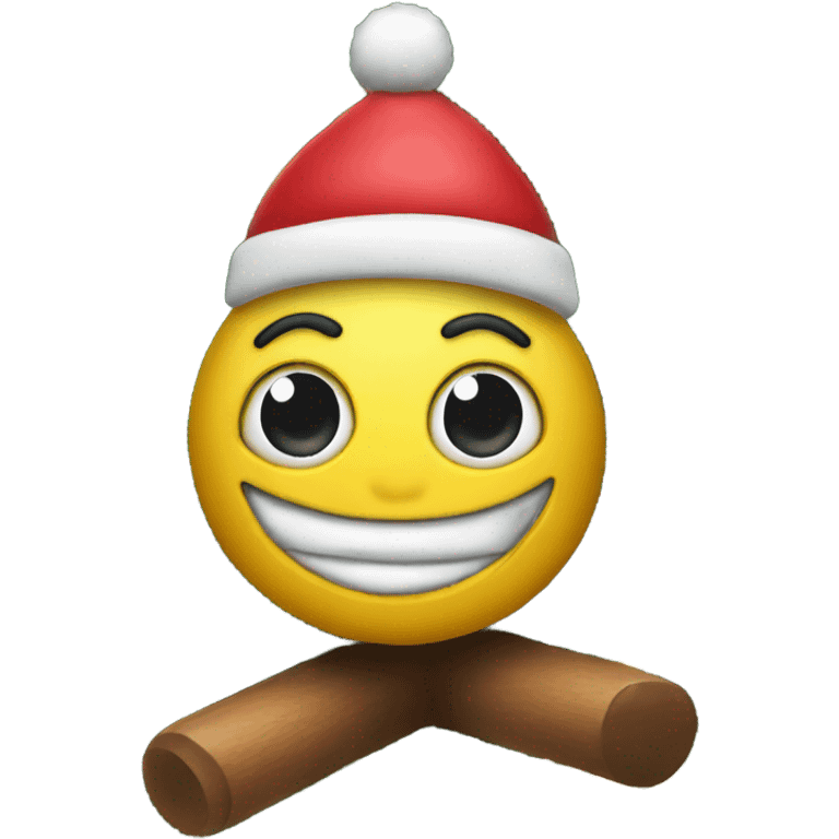 
toy on top of the Christmas tree emoji