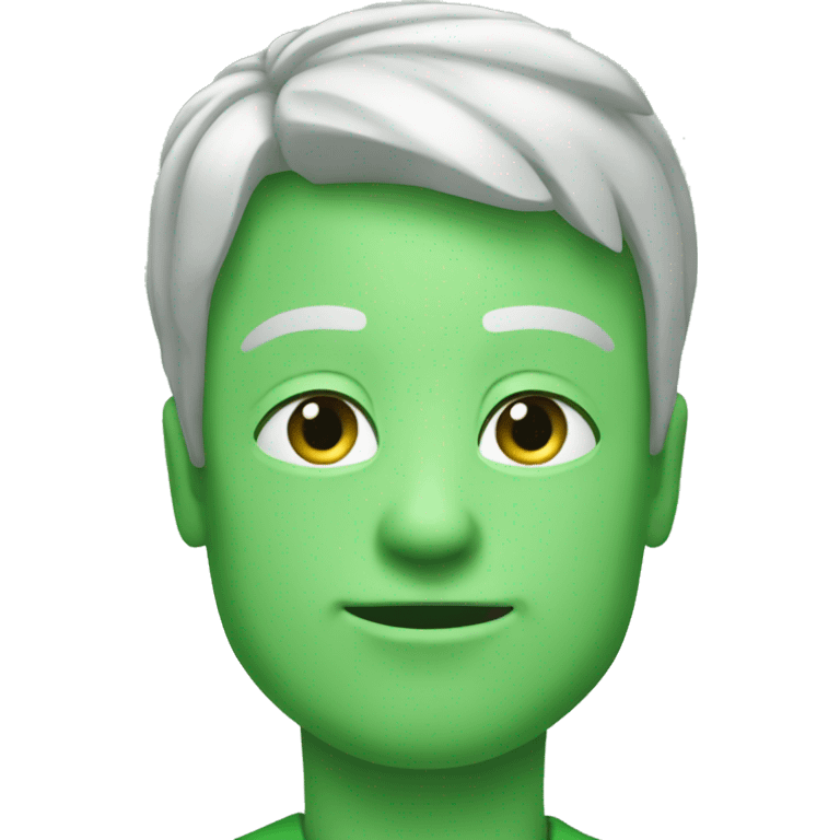 Green esthetic emoji