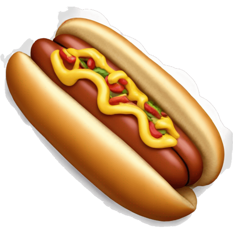 Giant hotdog  emoji