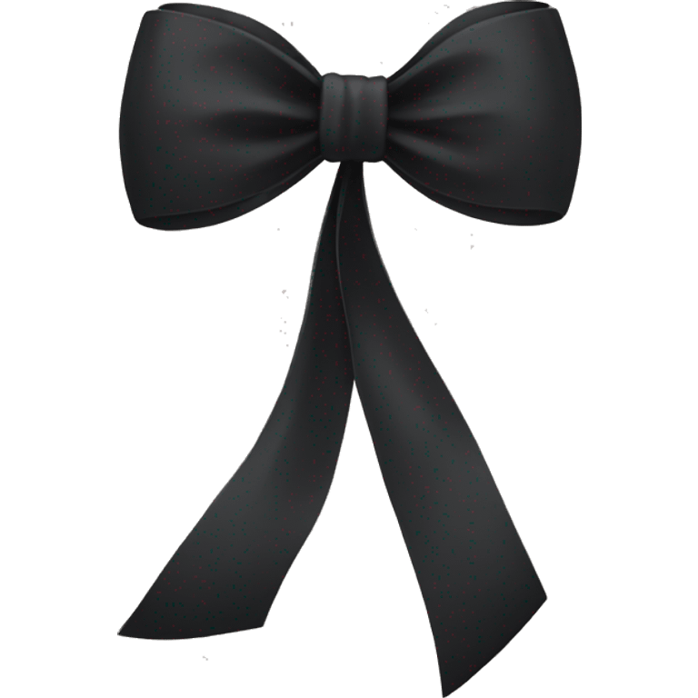 black bow emoji