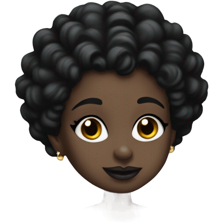 Black Betty boop emoji