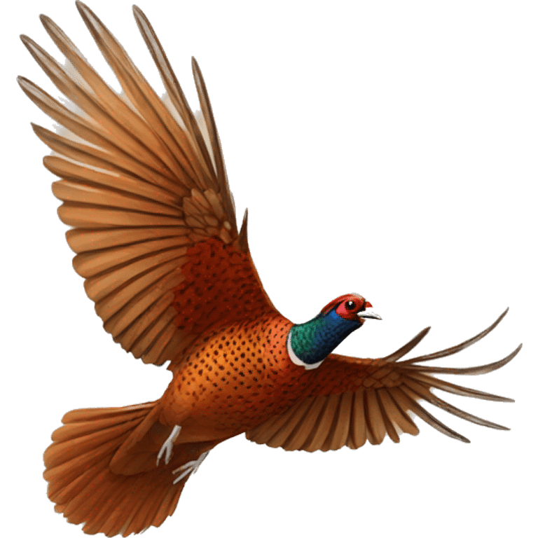 pheasant flying emoji