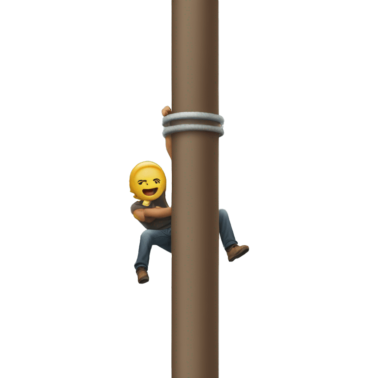 Sliding down a pole  emoji