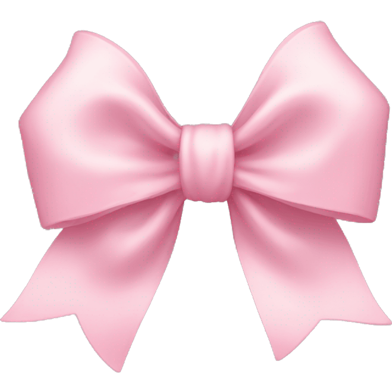 Light pink bow emoji