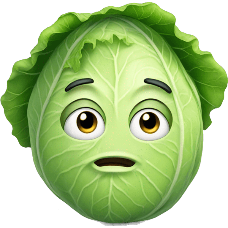 cabbage cartoon emoji