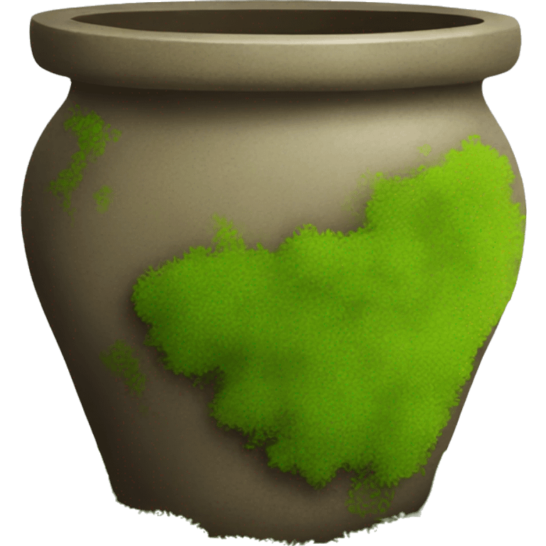 pots with moss emoji