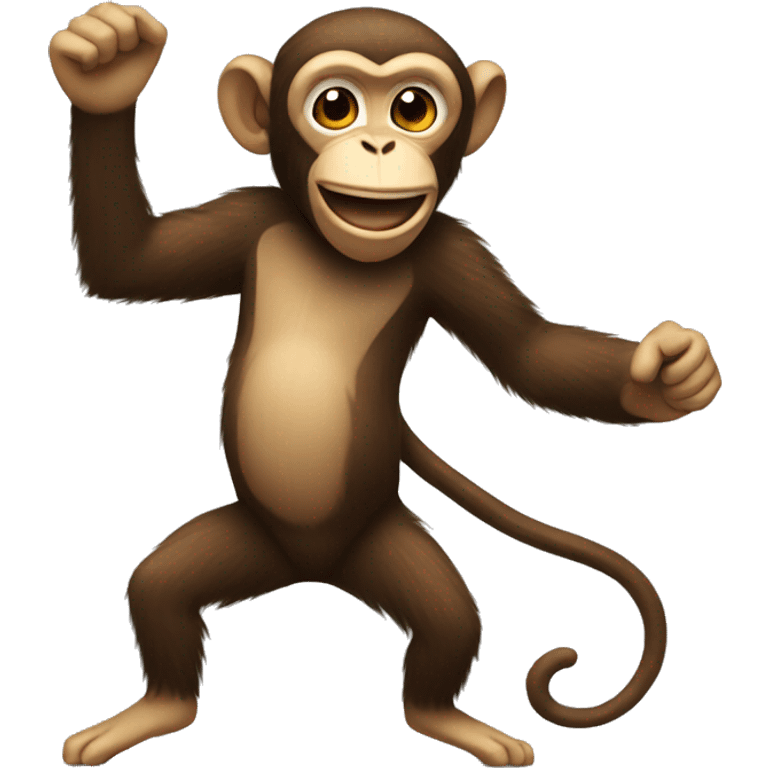 Monkey dancing emoji