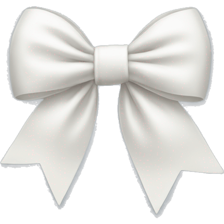 White bow emoji