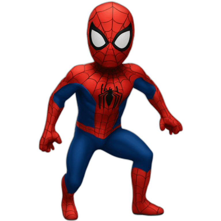 Spiderman nero emoji