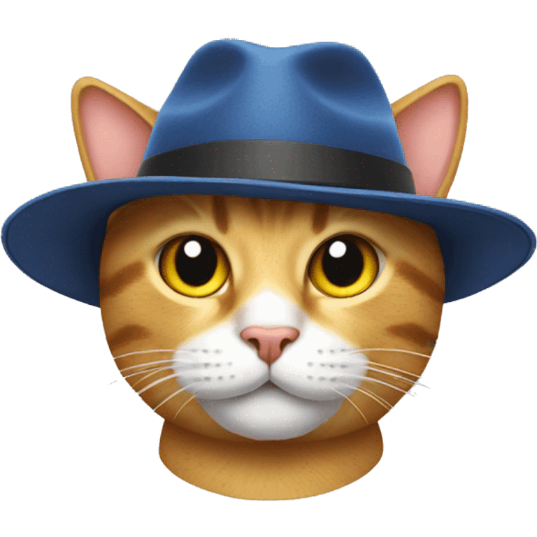 cat with a hat emoji