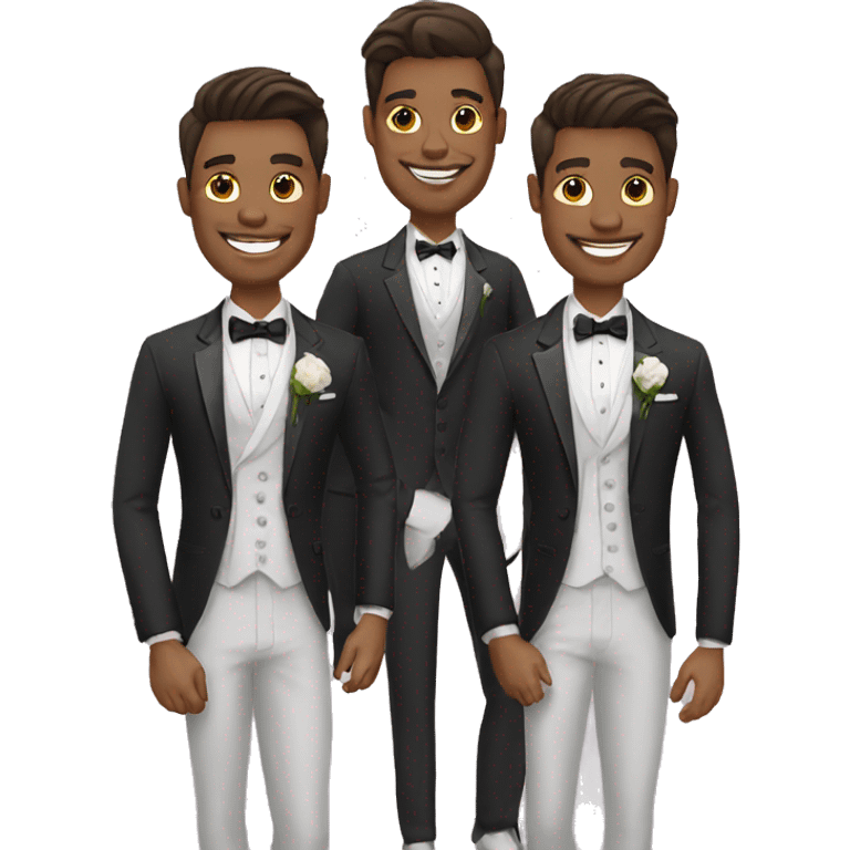 groom friends emoji